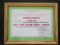 Cúp vàng chất lượng