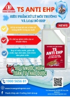 TS ANTI EHP- XỬ LÝ VÀ LOẠI BỎ VI BÀO TỬ TRÙNG EHP TRONG MÔI TRƯỜNG AO NUÔI